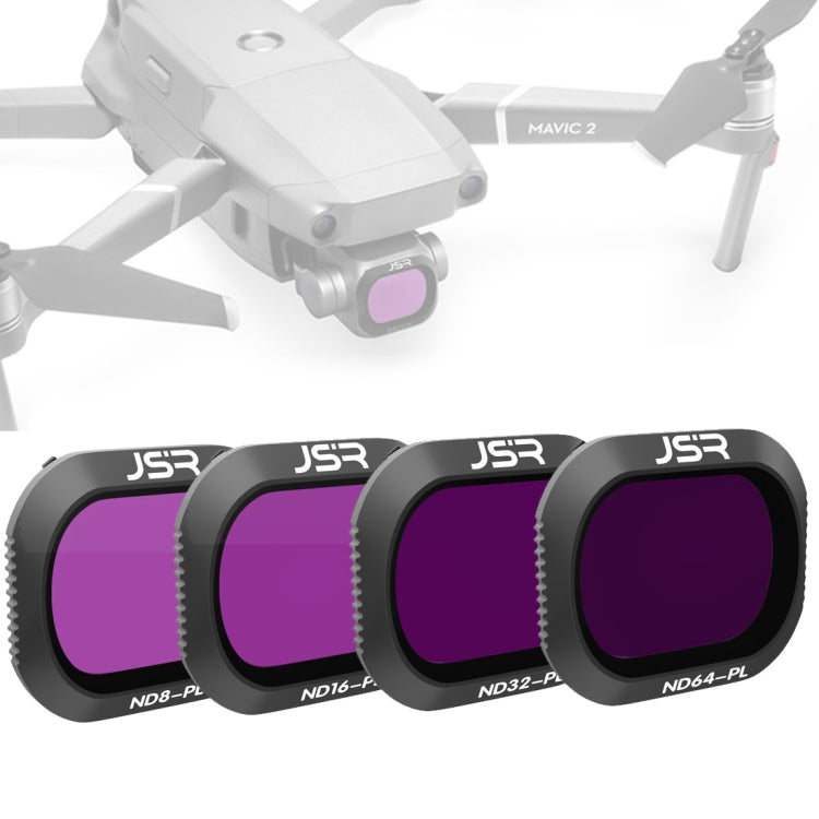 JSR Drone 4 in 1 ND8PL+ND16PL+ND32PL+ND64PL Lens Filter for DJI MAVIC 2 Pro, ND8PL+ND16PL+ND32PL+ND64PL JSR Drone 4 in 1 ND8PL+ND16PL+ND32PL+ND64PL Lens Filter for DJI MAVIC 2 Pro, ND8PL+ND16PL+ND32PL+ND64PL